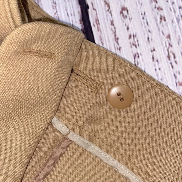LOFT Julie tan trousers size 4 - Picture 4 of 6